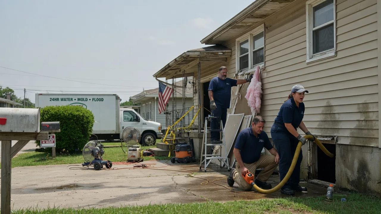 Water Damage Repair in Guys, TN near me